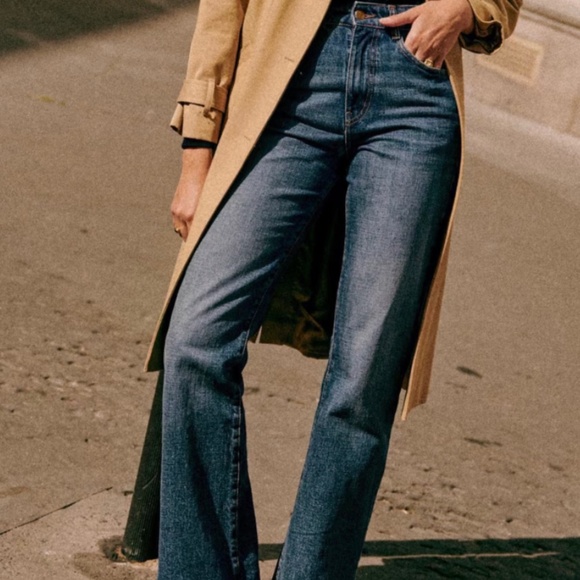 Sezane Denim - Sezane Serge French Denim Trousers